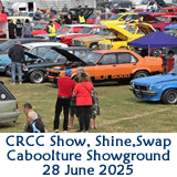 CRCC Show, Shine and Swap, Saturday 28 June 2025 ....